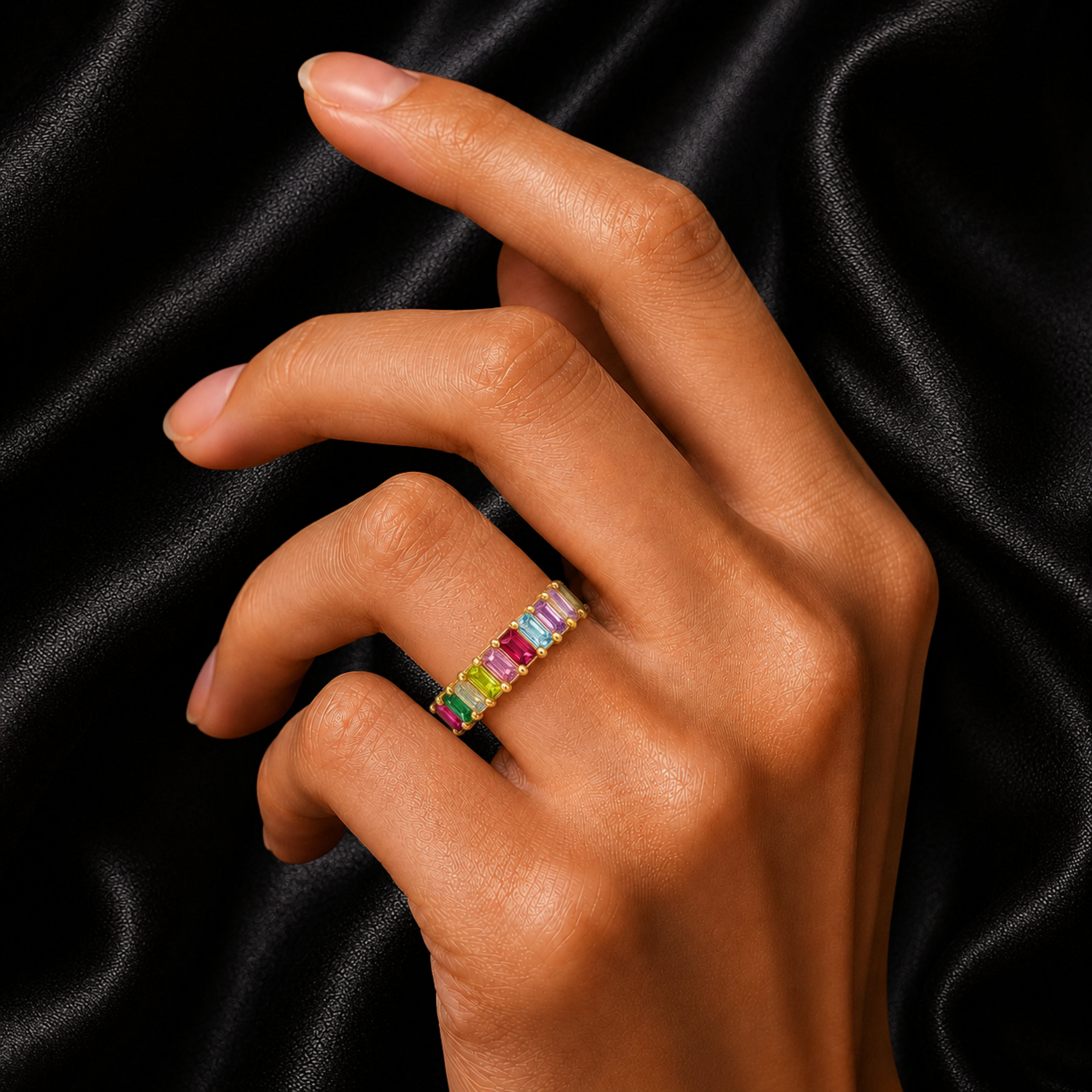 The Baguette Etoile Ring