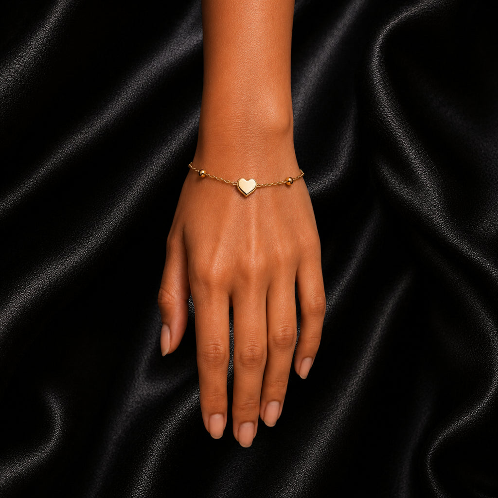 The Golden Heart Bracelet
