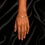 The Golden Heart Bracelet