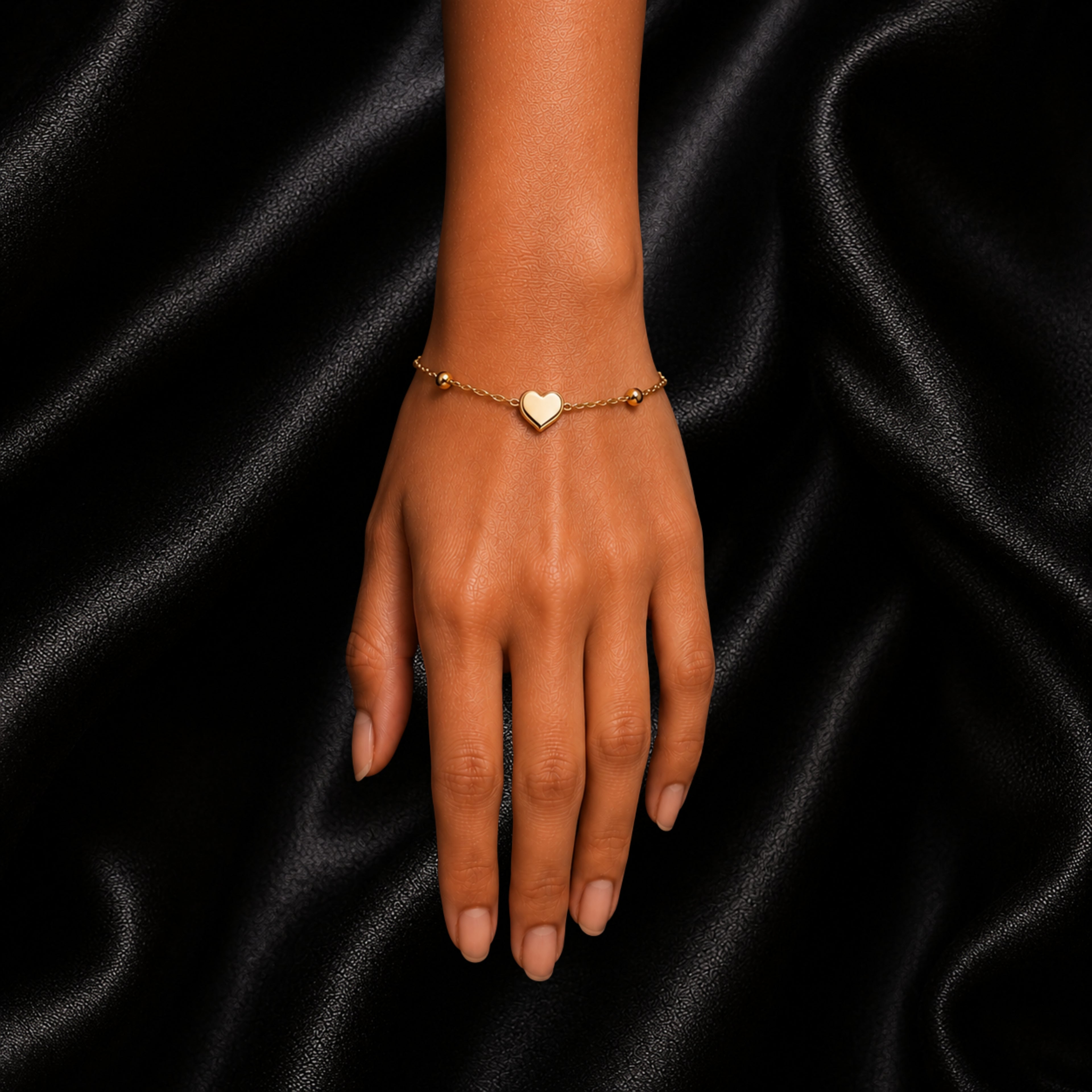 The Golden Heart Bracelet