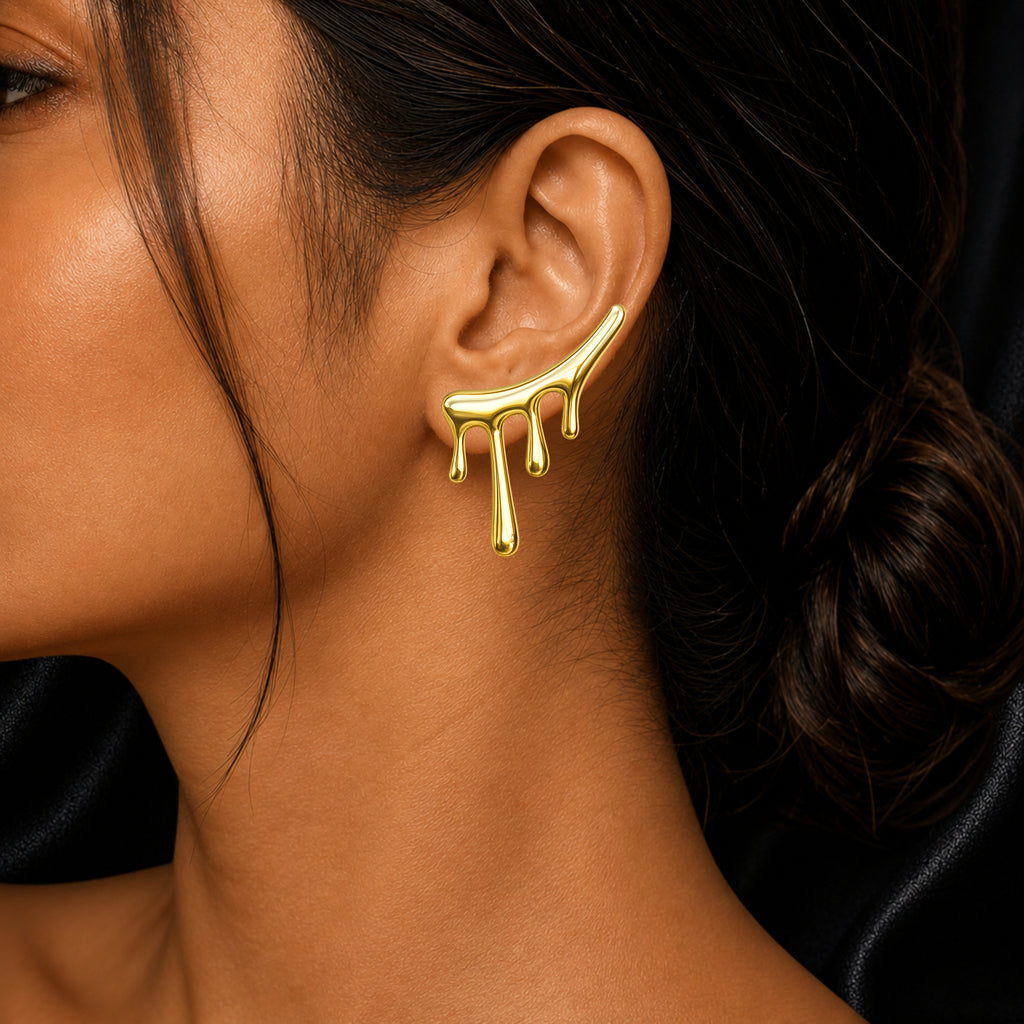 The Molten Drop Earrings