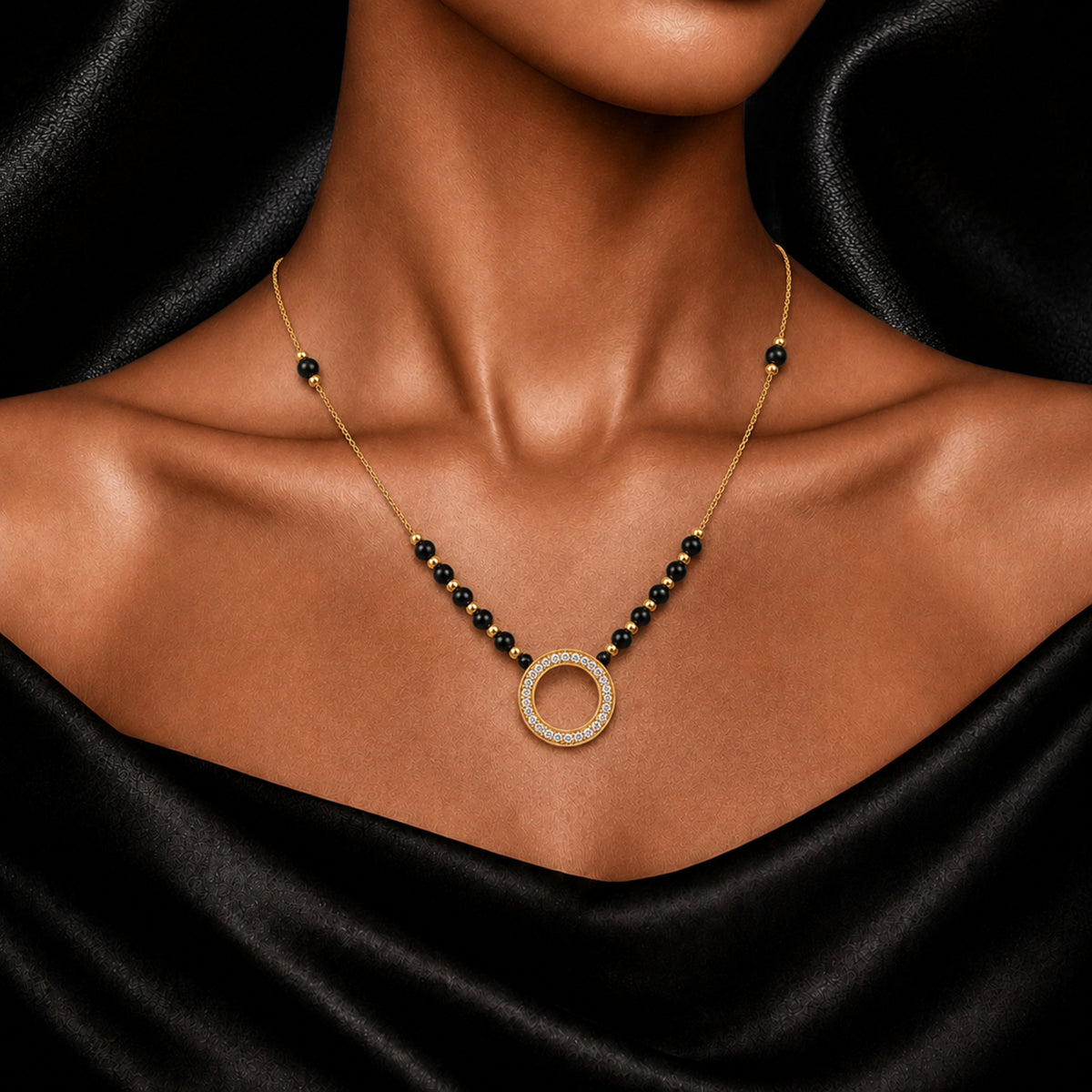 The Beaded Ring Mangalsutra