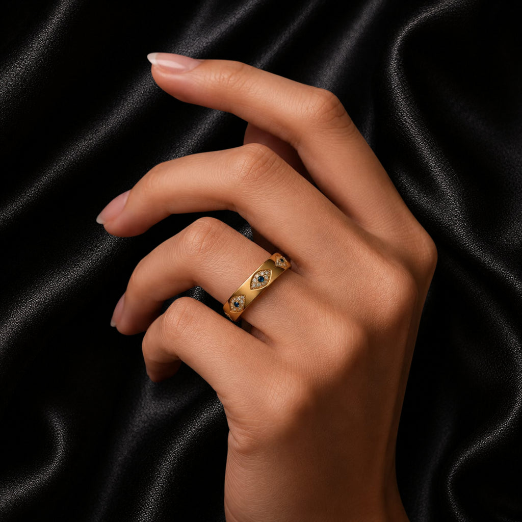The Evil Eye Signet Ring