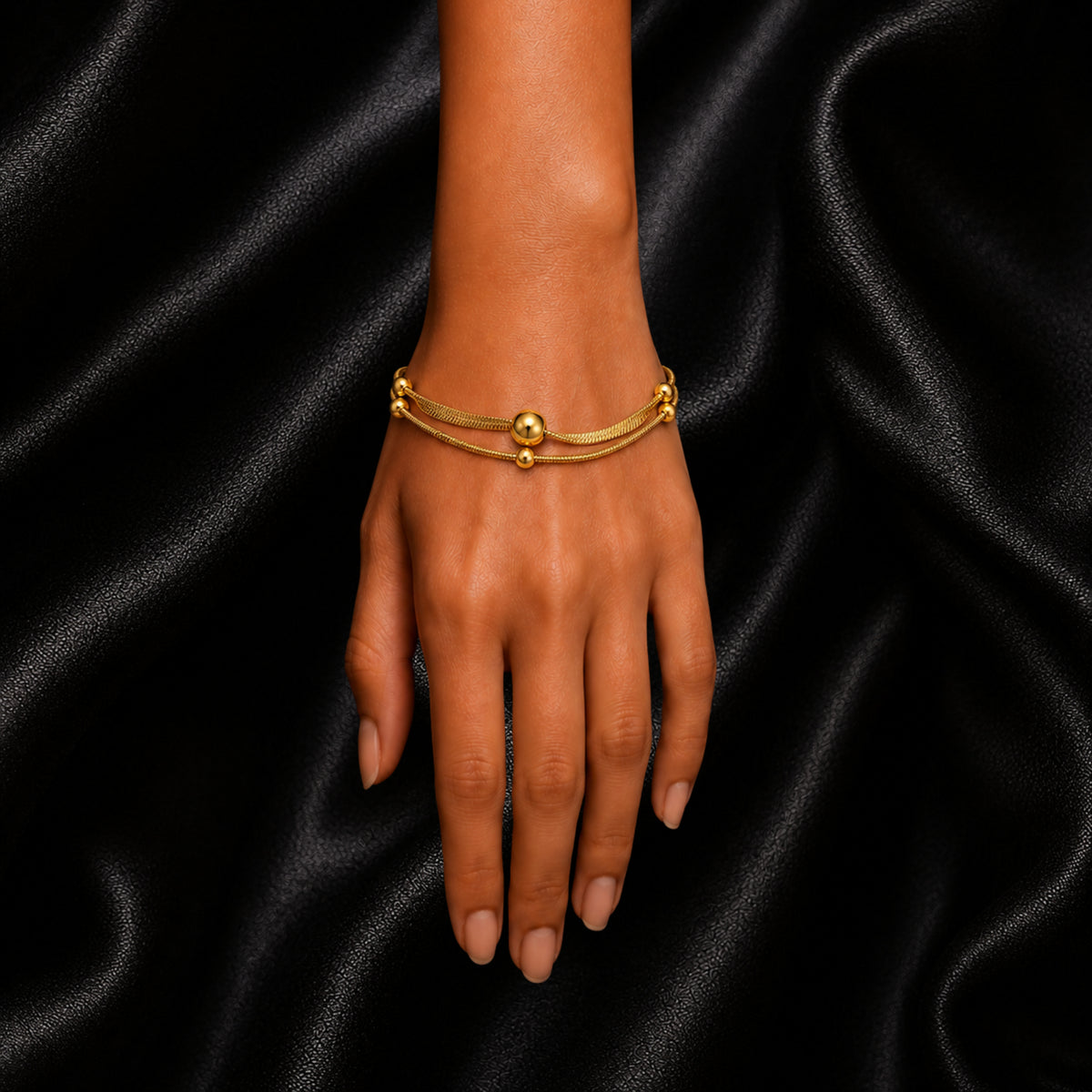 The Beaded Duo Bracelet