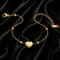 The Golden Heart Bracelet