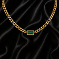 The Geo Green Necklace