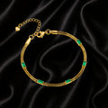 The Emerald Baguette Bracelet