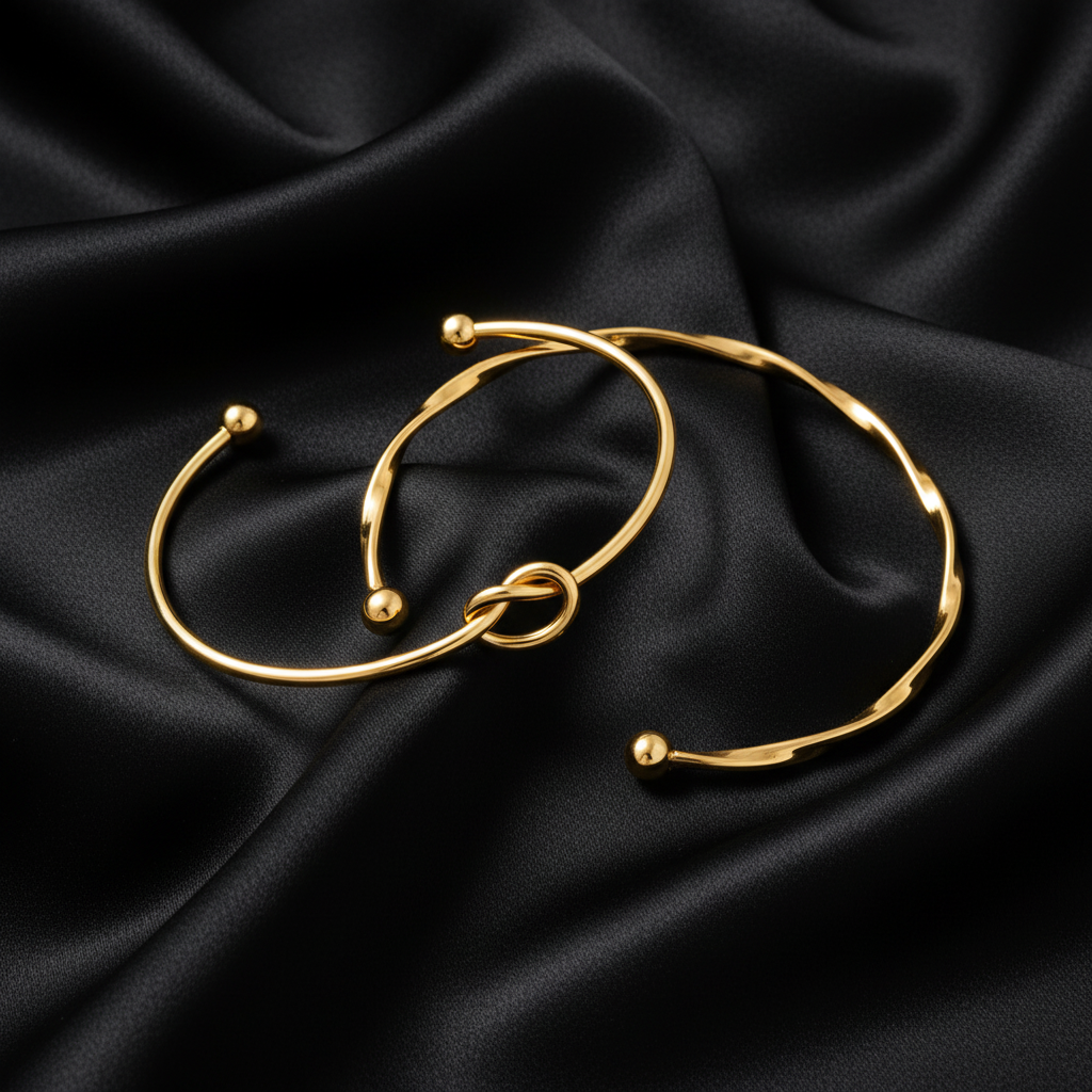 Meher Edits 03 — Knotted & Twisted Kada Bundle